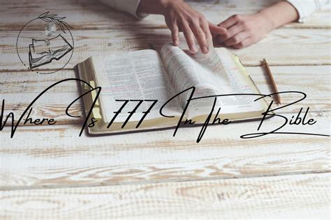 Triple Seven In The Bible: Where Is 777 In The Bible .